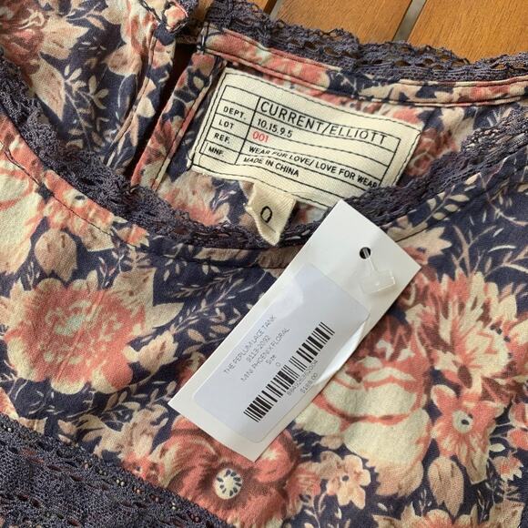 CURRENT/ELLIOTT - Mini Phoenix Floral Peplum Top - Picture 3 of 8